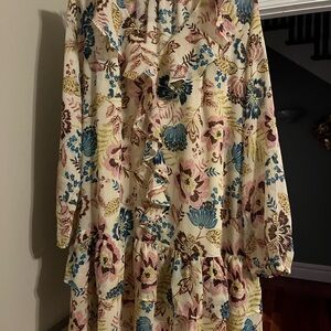 LOFT Multicolor Floral Dress